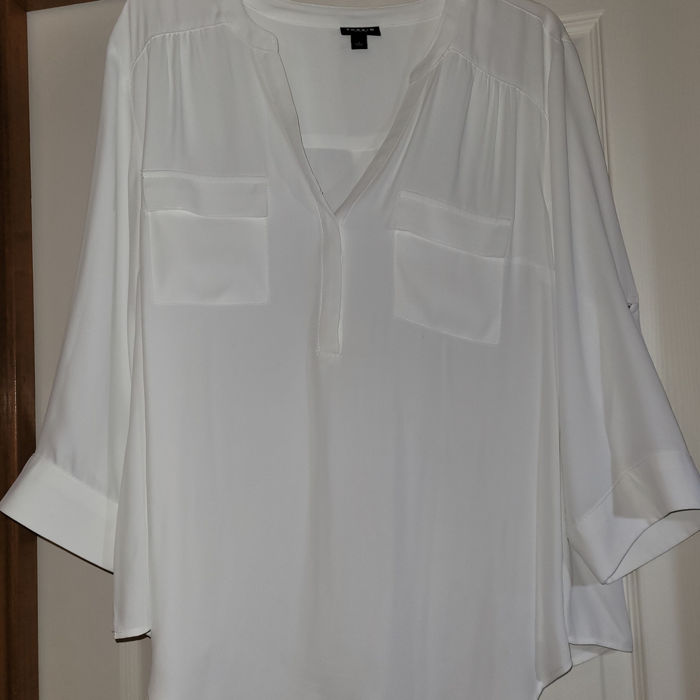 Elegant White Women's Blouse